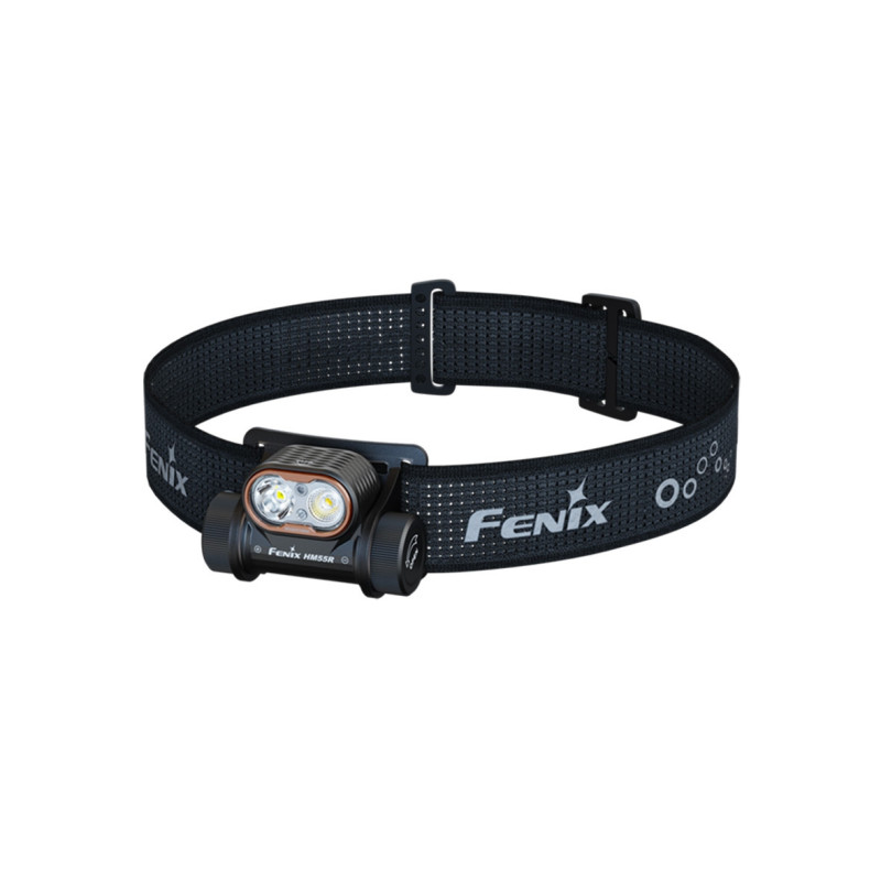 FENIX HM55R Rechargeable Headlamp, 1200 lm - Black