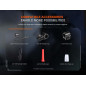 FENIX Rechargeable LED Flashlight PD36R ACE, 3000 lm - Black