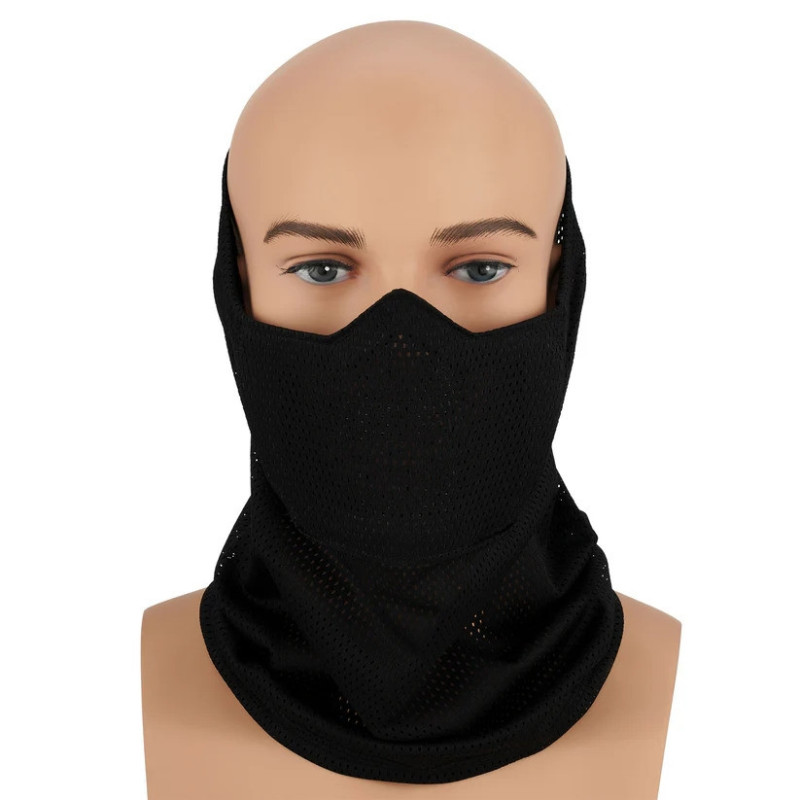 CYGNUS ARMORY Face Warrior Defender nyakmelegítő – fekete