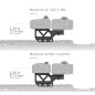 VO MAVERICK Red Dot and Magnifier 1-piece RIS Mount - Black