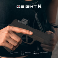OLIGHT Osight K vörös pontos célzó, RMSc rögzítőalappal – fekete | ANAREUS