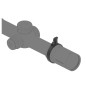 VO Continental Riflescopes Power Ring Throw Level V2 - Black