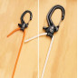 NITE IZE CamJam™ SlideLock® kötélfeszítő karabiner, S méret – fekete