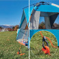 NITE IZE CamJam™ SlideLock® kötélfeszítő karabiner, S méret – fekete