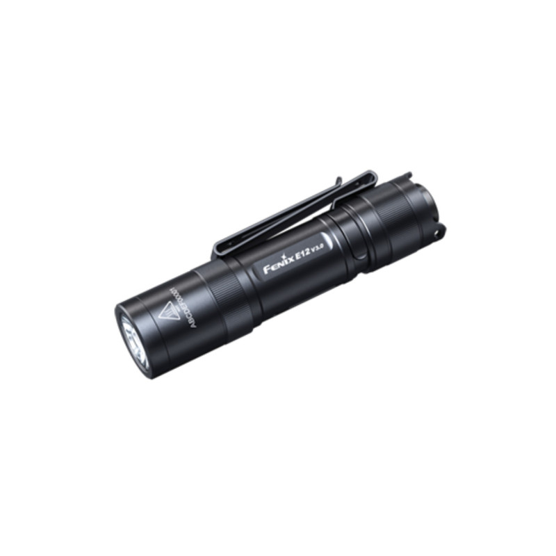 FENIX E12 V3.0 Pocket Flashlight, 200 lm - Black FENIX E12 V3.0 Pocket Flashlight, 200 lm - Black