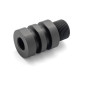 AA hangtompító-adapter (14 mm, balra menő) az AAP-01C-hez – fekete