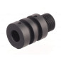 AA hangtompító-adapter (14 mm, balra menő) az AAP-01C-hez – fekete