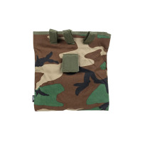 SATAC Airsoft Magazine Dump Bag / Pouch - Woodland