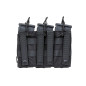 SATAC nyitott MOLLE-táska 3 db M4/AR15-es tárhoz – fekete