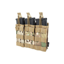 SATAC nyitott MOLLE-táska 3 db M4/AR15-es tárhoz – Multicam