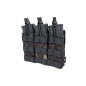 SATAC nyitott MOLLE-táska 3 db M4/AR15-es tárhoz – MC Black