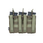 SATAC Open MOLLE Pouch for 3 Magazines M4 / AR15 - Green