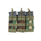 SATAC nyitott MOLLE-táska 3 db M4/AR15-es tárhoz – Woodland