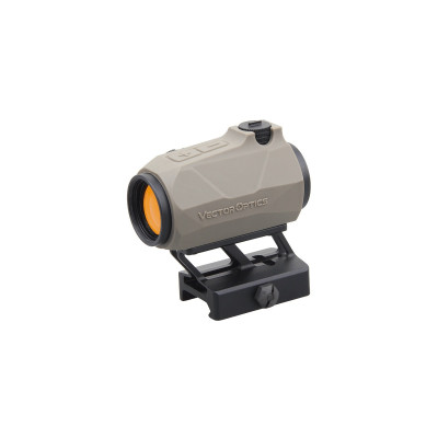 Vector Optics MAVERICK-IV Red Dot Sight, S-SOP, QD Mount - Tan
