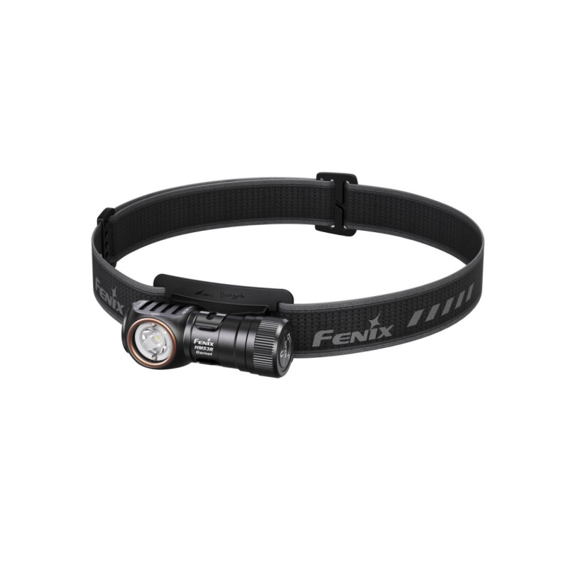 FENIX HM53R Garnet Rechargeable Headlamp – Black