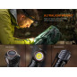 FENIX HM53R Garnet Rechargeable Headlamp – Grey / Orange