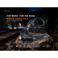 FENIX HM61R Amber V3.0 újratölthető fejlámpa – fekete | ANAREUS