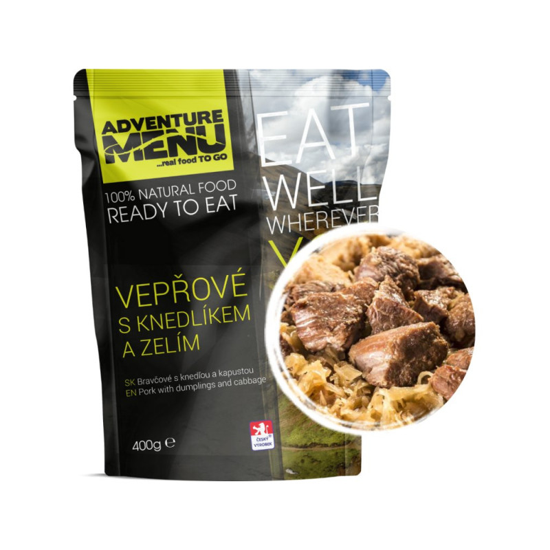 AM MRE Pork with Dumplings and Cabbage (400 g)