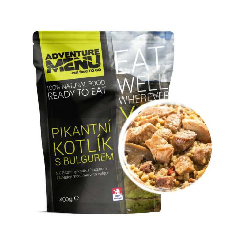 Adventure Menu MRE Fűszeres Kettle bulgurral (400 g) | ANAREUS Adventure Menu MRE Fűszeres Kettle bulgurral (400 g) | ANAREUS