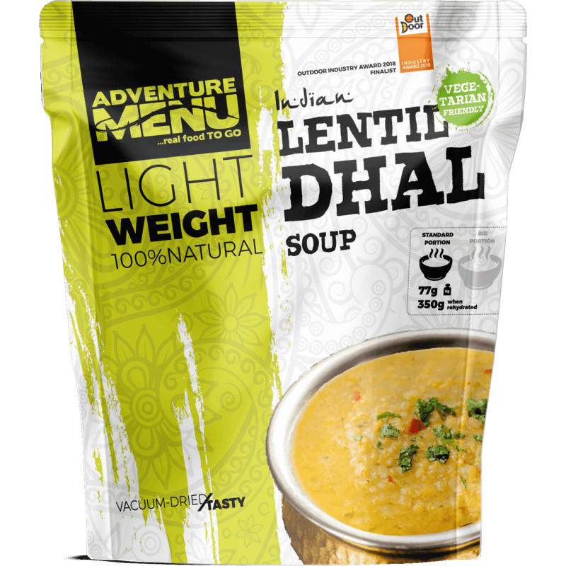 Adventure Menu Lightweight Vegan Lentil Dhal (Soup 350 g) Adventure Menu Lightweight Vegan Lentil Dhal (Soup 350 g)