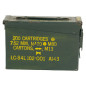 Amerikai lőszerládika, 30-as kaliber, 25x10x18 cm (használt) – zöld Amerikai lőszerládika, 30-as kaliber, 25x10x18 cm (használt) – zöld
