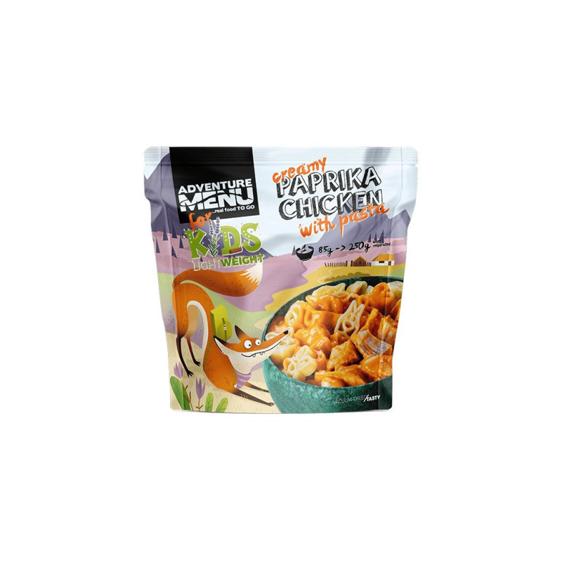 Adventure Menu KIDS Lightweight Chicken with Paprika and Pasta (250g) Adventure Menu KIDS Lightweight Chicken with Paprika and Pasta (250g)