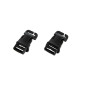 Plastic Buckle Up Adapters - Black