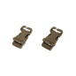 Plastic Buckle Up Adapters - Coyote Brown Plastic Buckle Up Adapters - Coyote Brown