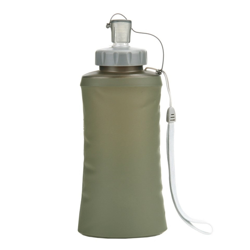 101INC összecsukható vizespalack, 600 ml – zöld 101INC összecsukható vizespalack, 600 ml – zöld