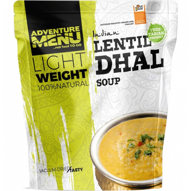 Adventure Menu Lightweight Vegan Lentil Dhal (Soup 525 g) Adventure Menu Lightweight Vegan Lentil Dhal (Soup 525 g)