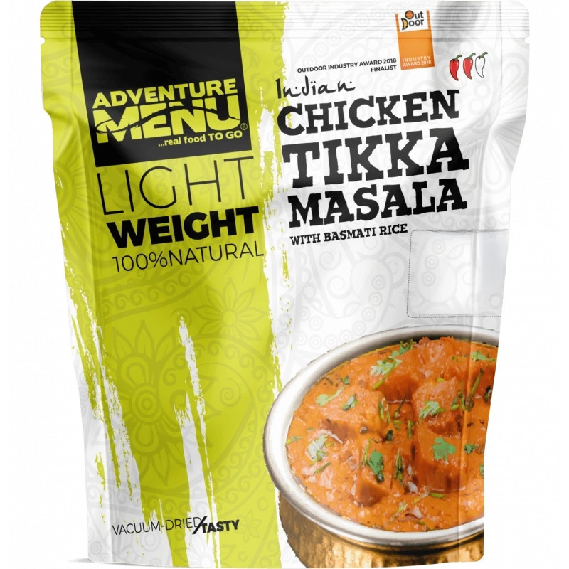 Adventure Menu Könnyű csirke tikka masala basmati rizzsel (600 g) Adventure Menu Könnyű csirke tikka masala basmati rizzsel (600 g)