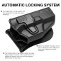 G&F OWB Holster Glock Compact (19 / 23 / 32), Right-Handed – Black