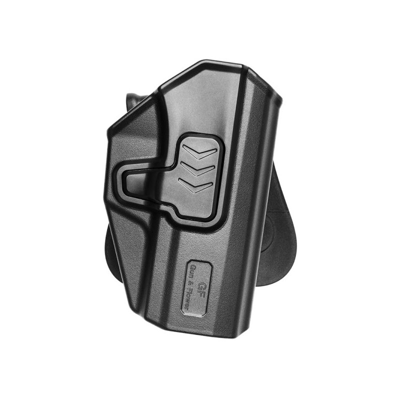 G&F OWB pisztolytáska Sig Sauer M18 / P320 Compact / hordozható, jobbkezes – fekete