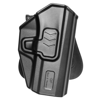 G&F OWB pisztolytáska Sig Sauer M18 / P320 Compact / hordozható, jobbkezes – fekete
