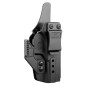G&F Glock 17 / 19 / 22 IWB / OWB Holster, Right-Handed – Black
