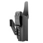 G&F Glock 17 / 19 / 22 IWB / OWB pisztolytáska, jobbkezes – fekete