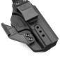 G&F Glock 17 / 19 / 22 IWB / OWB pisztolytáska, jobbkezes – fekete