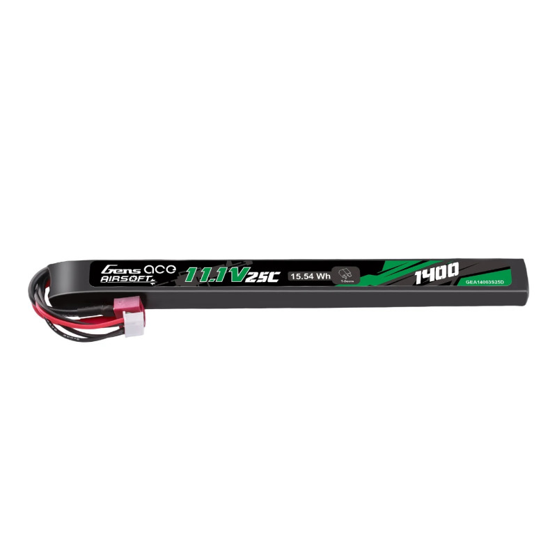 Gens ACE Li-Pol akkumulátor 11,1 V, 1200 mAh, 25C, T-Dean – Stick Gens ACE Li-Pol akkumulátor 11,1 V, 1200 mAh, 25C, T-Dean – Stick