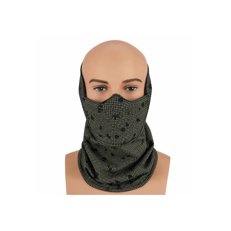 CYGNUS ARMORY Face Warrior Defender Neck Gaiter – Desert Night Camo