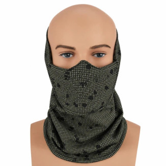 CYGNUS ARMORY Face Warrior Defender Neck Gaiter – Desert Night Camo