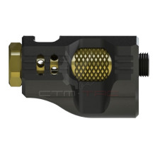 CTM TAC Hi-Capa CNC alumínium kompenzátor – fekete / arany | ANAREUS