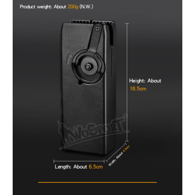 WoSporT LEVER BB gyorsbetöltő, 1000 BB – Barna | ANAREUS