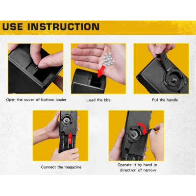 WoSporT LEVER BB gyorsbetöltő, 1000 BB – Barna | ANAREUS