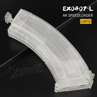Speedloader  type AK, 1000 BBs - Transparent (bright)