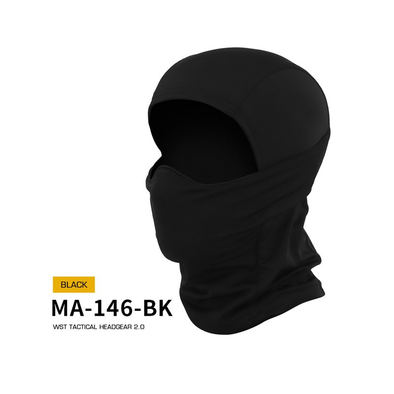 WST Tactical Headgear 2.0 szájvédővel – fekete