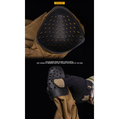 WoSporT Tactical Headgear 2.0 with Mouthguard – Green | ANAREUS