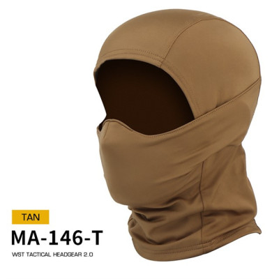 WoSporT Tactical Headgear 2.0 szájvédővel – Barna | ANAREUS