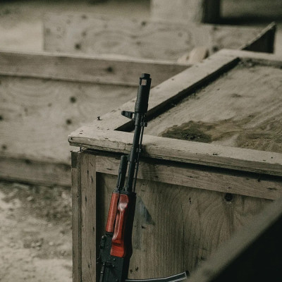 AceTech BLASTER AK nyomkövető egység csőtorkolati lánggal – fekete