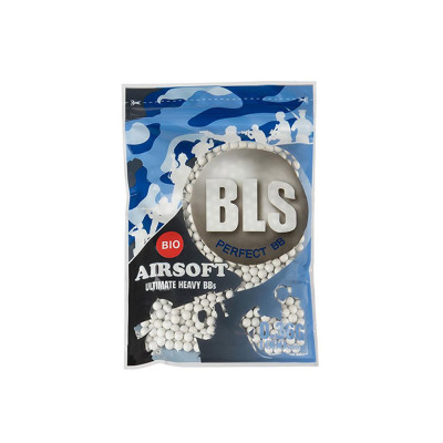 BLS BIO UH Airsoft-golyók 0,36 g, 1000 db (zsák) – fehér