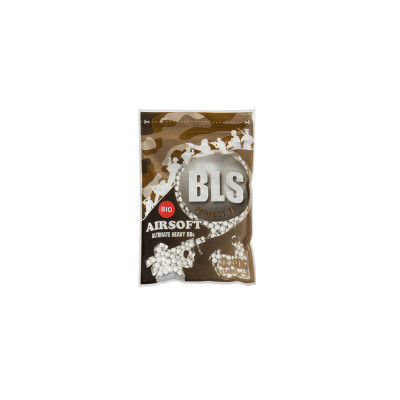 BLS BIO UH Airsoft-golyók 0,40 g, 1000 db (zsák) – fehér